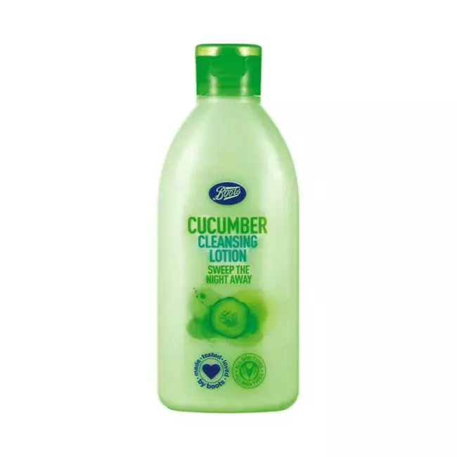 Boots cucumber cleansing lotion Sweep the night away 150ml