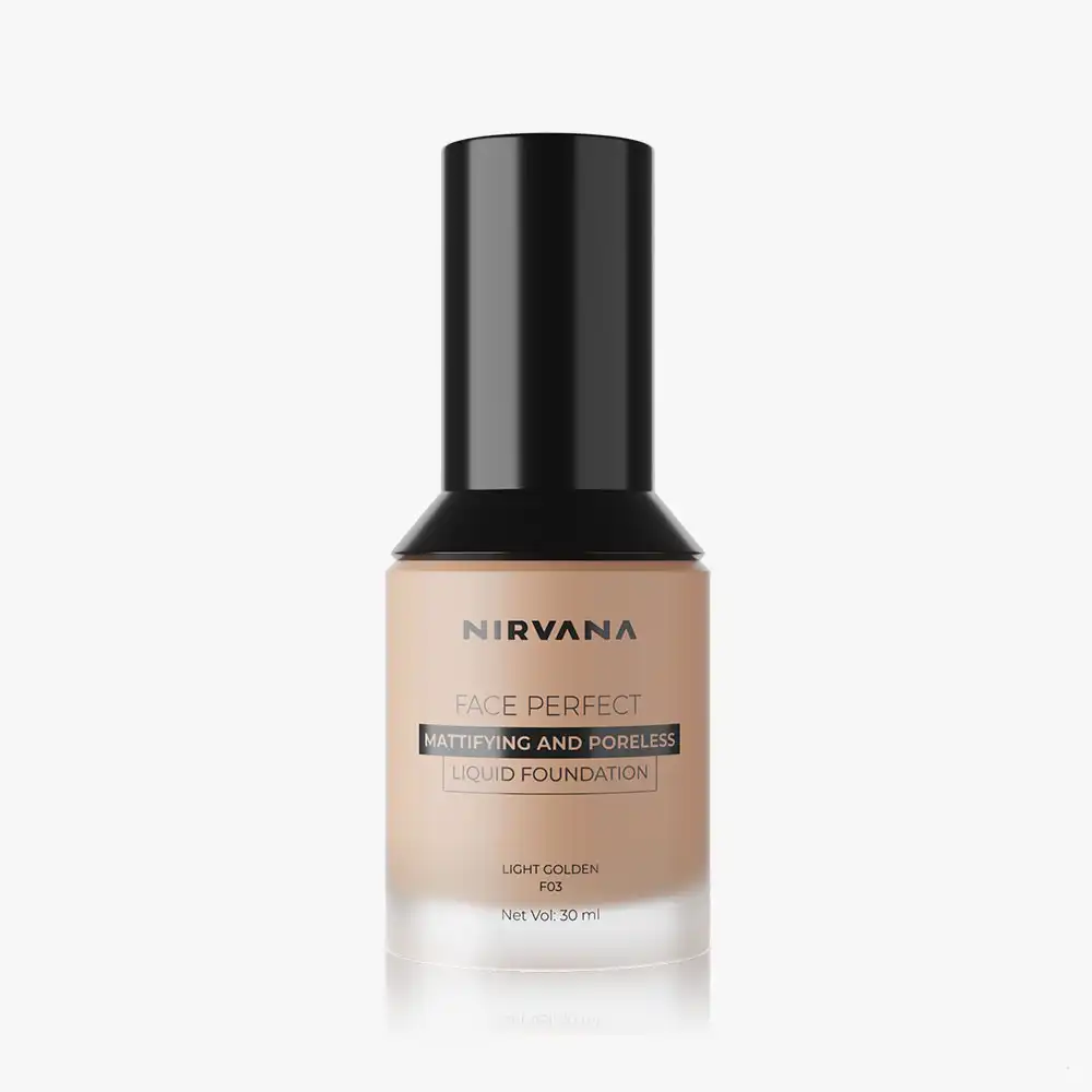 Nirvana Color Face Perfect Liquid Foundation – Light Golden F03