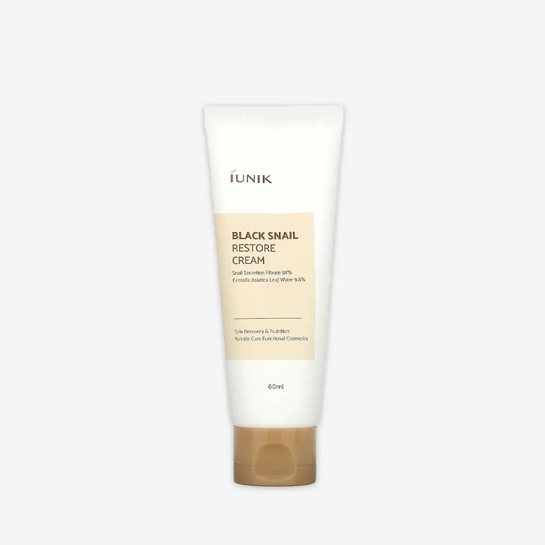 Iunik black Snail Restore Cream 60 ml