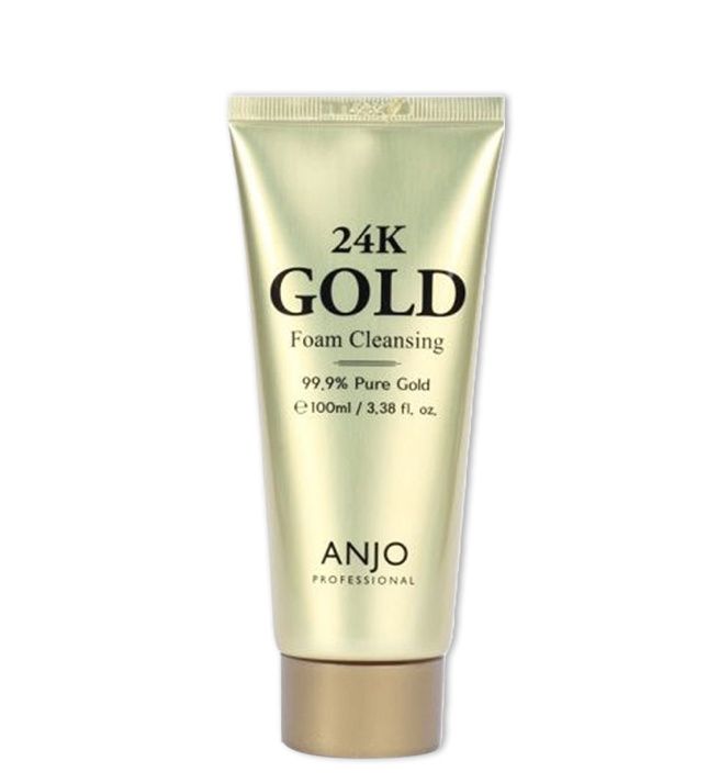 Anjo Professional 24K Gold Foam Cleansing – 100 ml