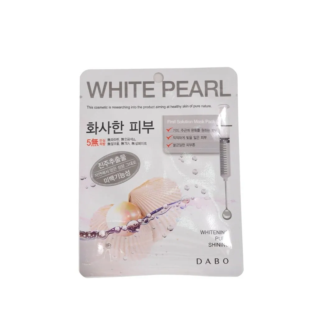 Dabo White Pearl First Solution Mask pack – 23g