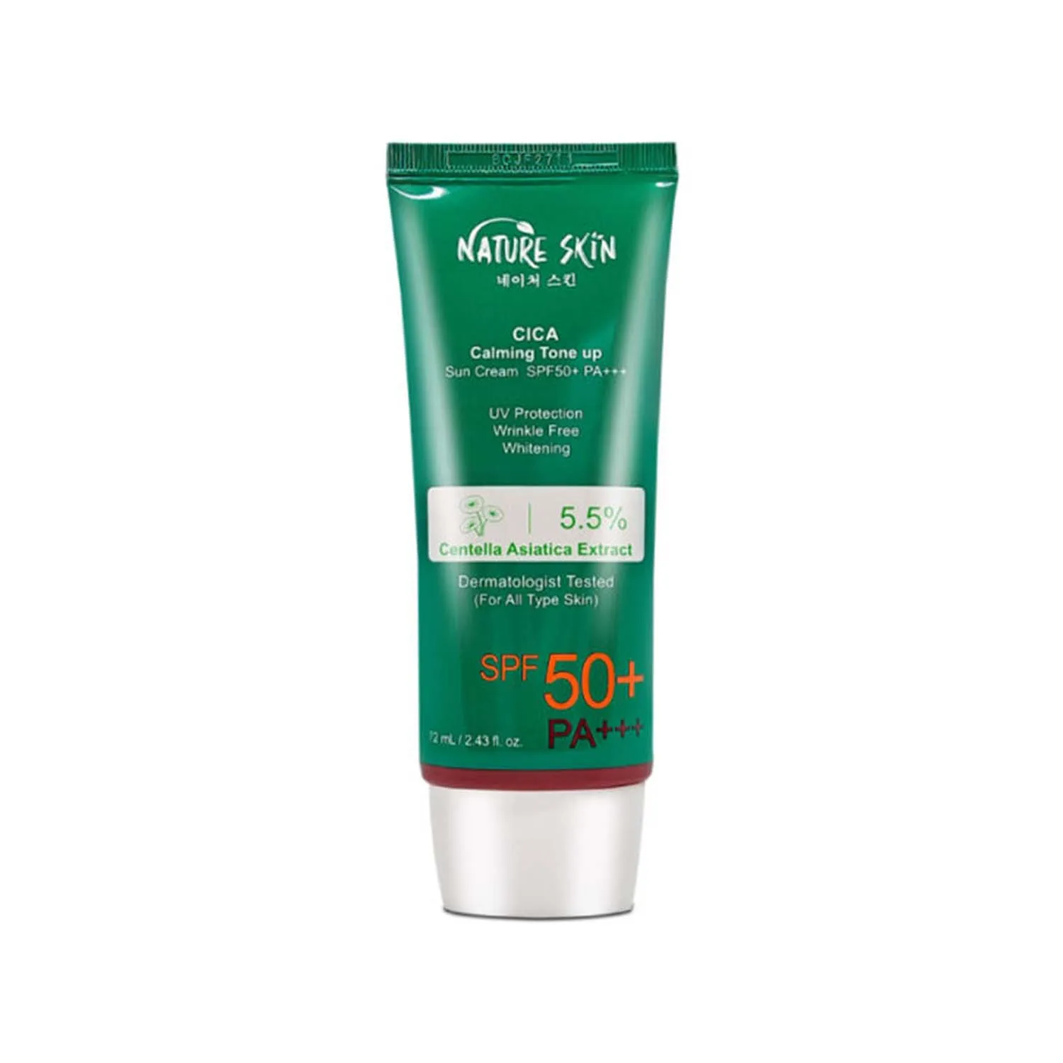 Nature Skin Cica Calming Tone Up Sun Cream SPF50+ PA+++