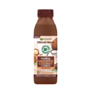 Garnier smoothing hair food coconut and macademia shampoo 350 ml