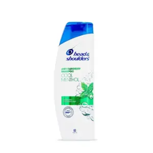 Head and Shoulder Cool Menthol Anti Dandruff Shampoo for Women and Men 340 ml
