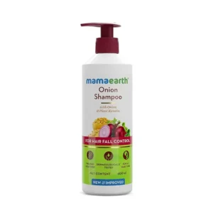 Mamaearth Onion Shampoo For Hair Fall Control 400 ml